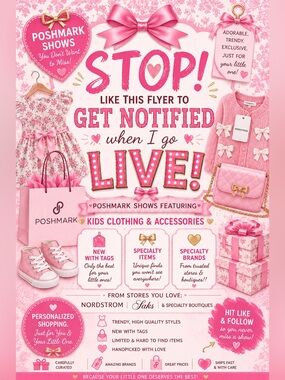 NWT KIDS CLOTHING! Heart 4 future shows!
Nordstroms, Specialty Boutique Brand.